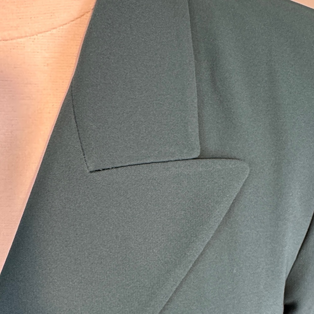 NWT Lafayette 148 New York Deep Ivy Wrap Blazer Quality Designer Retail $1398! - Picture 9 of 16